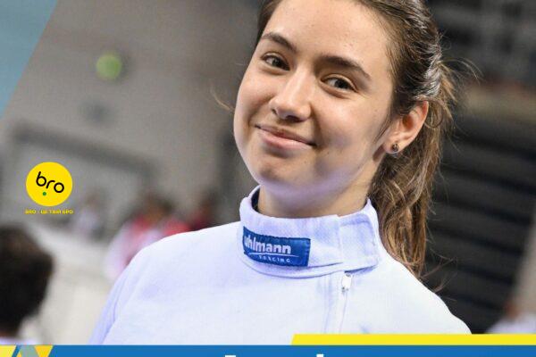 Фехтувальниця із Закарпаття вперше у кар’єрі виборола медаль на турнірі серії Гран-прі