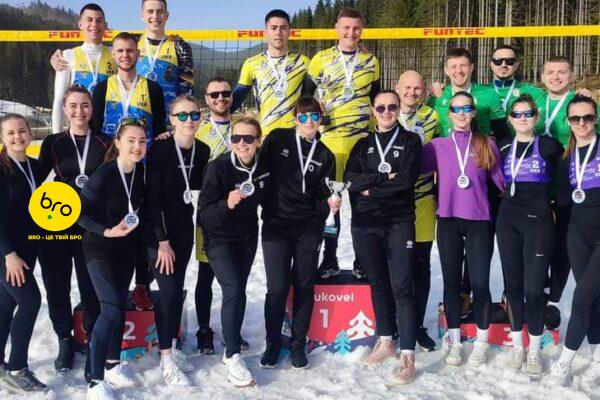 Закарпатці здобули перше місце на чемпіонаті України з волейболу на снігу