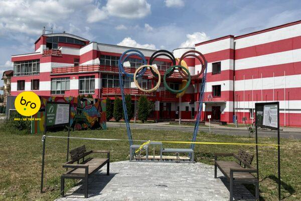 В Ужгороді відкрили перший на Закарпатті Олімпійський сквер